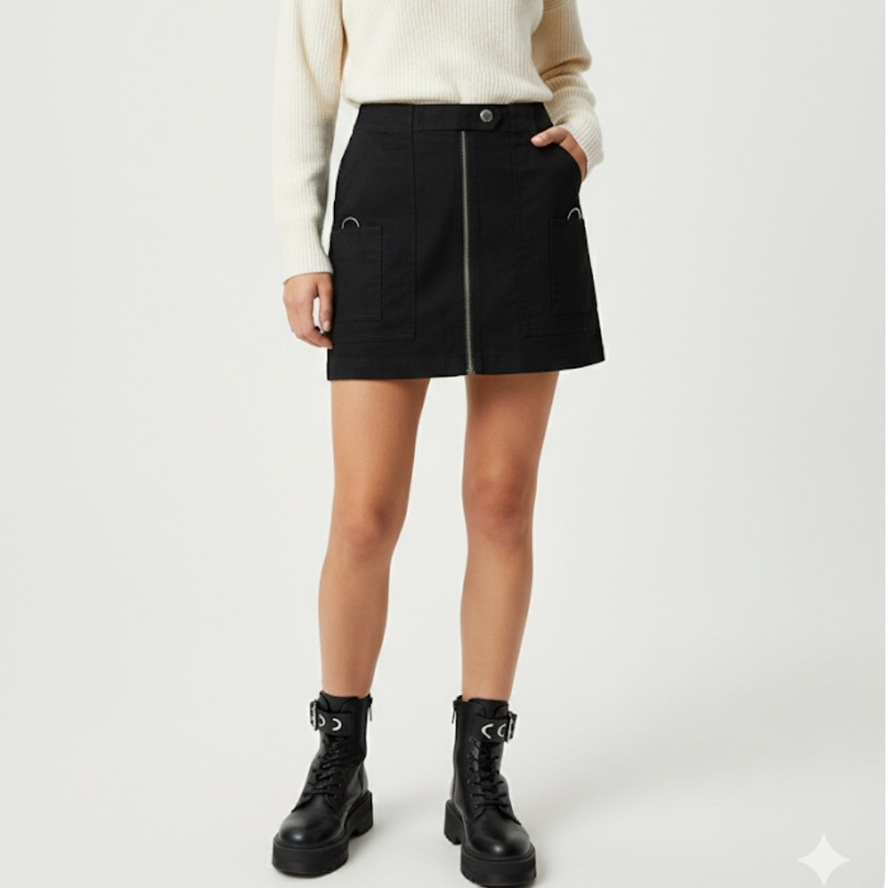 Wild Fable Black Mini skirt XS-nwt